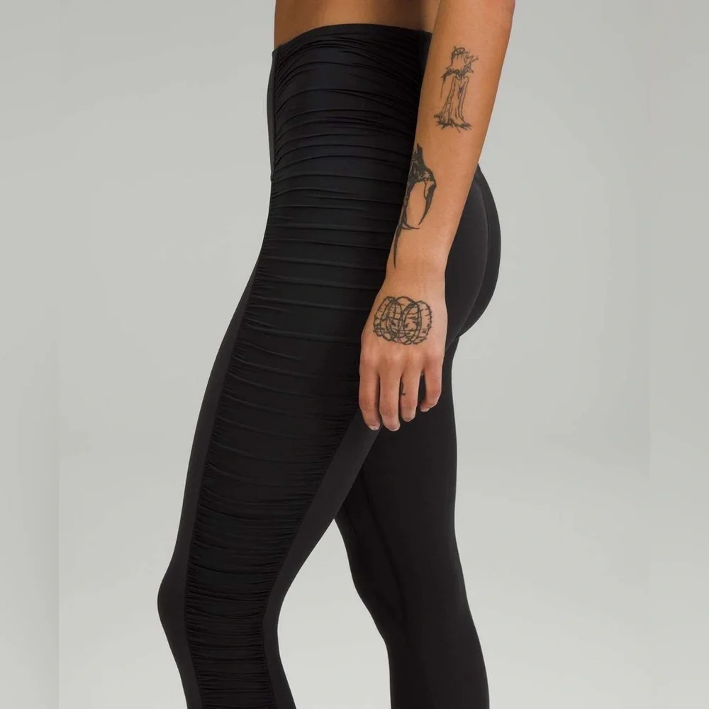 lululemon athletics align hr pant ruched cayenne High-Waisted Leggings Sz 8 NWT